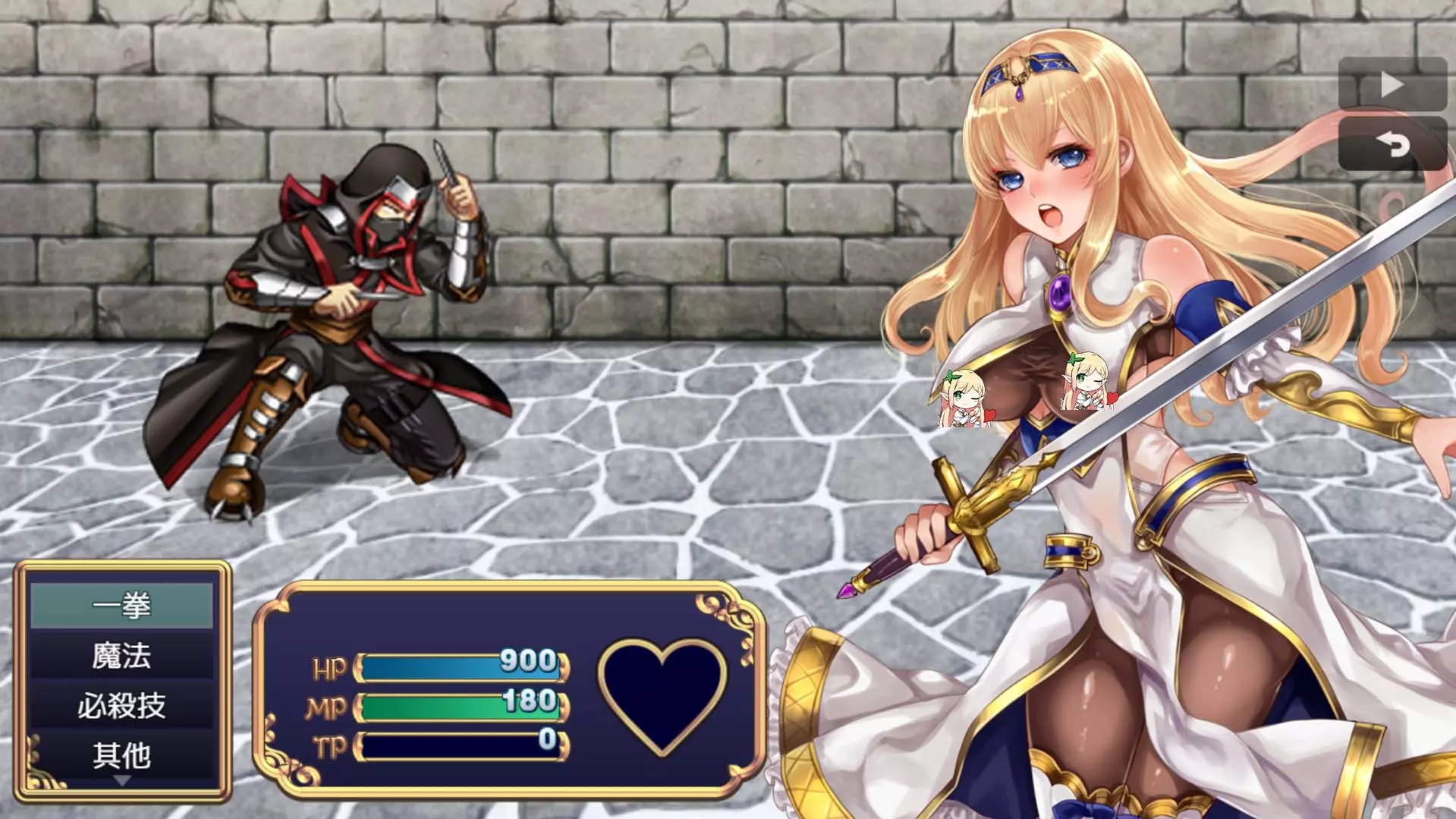 向聖女舉起忤逆之劍！女騎士凌辱紳士 RPG《菈菲卡與封印之楔》Steam 繁中無碼版正式發售