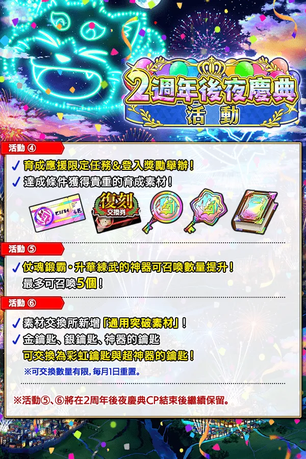 《神絆的導師 X》新活動「 2 週年後夜祭CP」正式舉辦