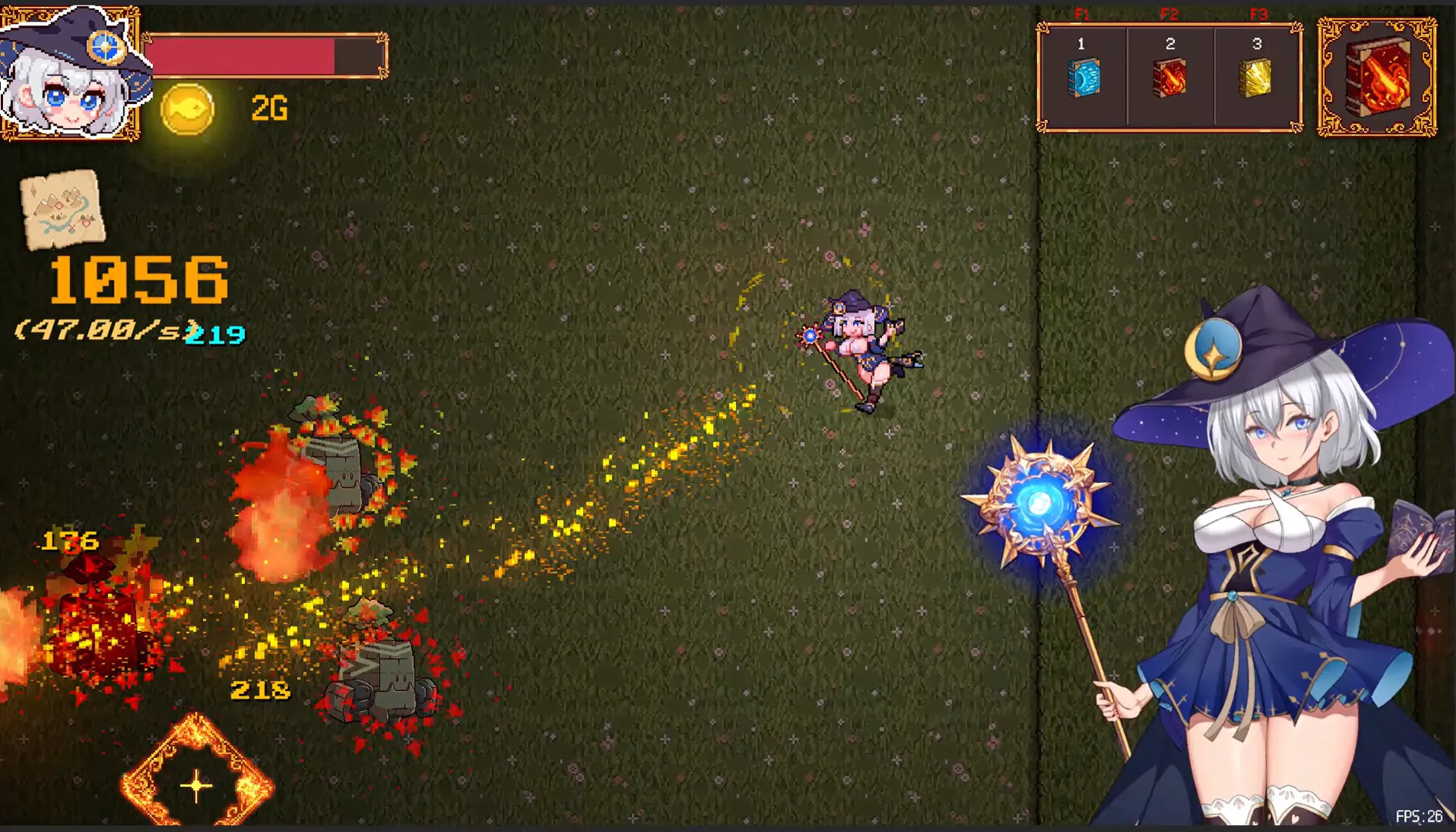 Roguelike射擊、高品質CG動圖、像素瑟瑟一次滿足！《禁忌之書與魅惑迷宮》Steam商店頁公開