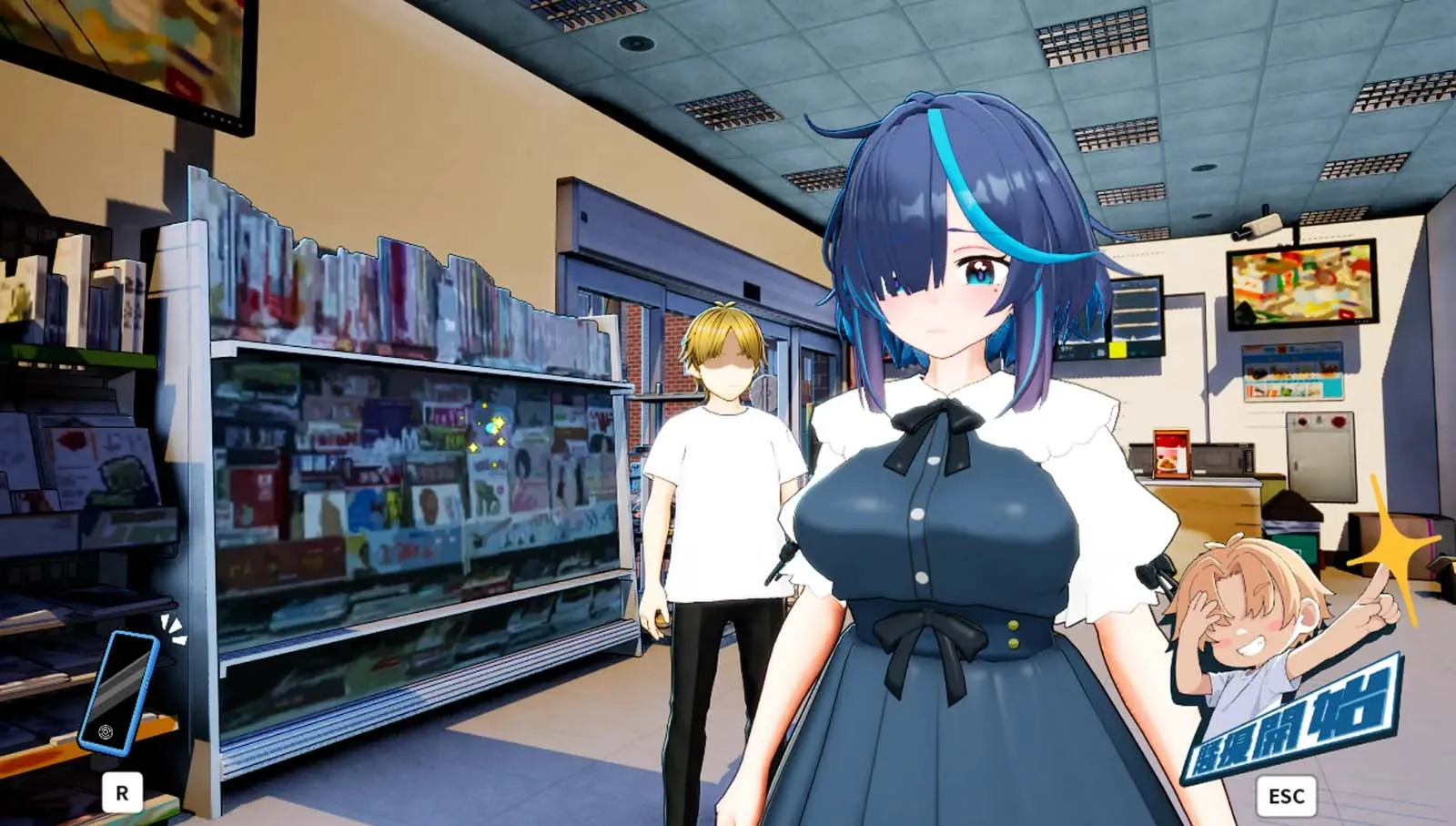 Steam國產紳士新作《性愛調教師：悶騷少女的秘密性癖》釋出免費試玩，透過跟蹤滿足超商打工妹的慾望！