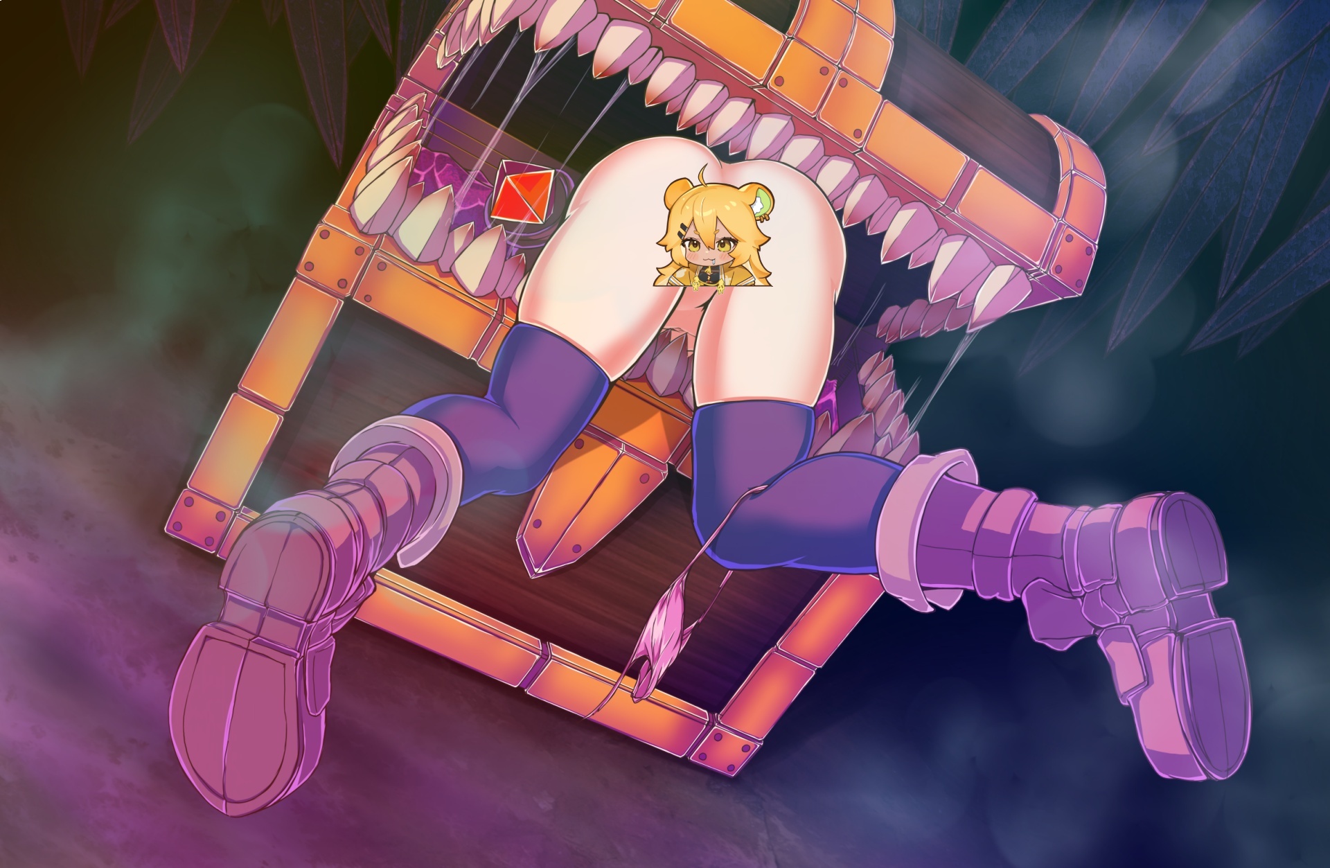 小心異種怪物與色色陷阱！《純真少女的魔界冒險》Steam商店公開