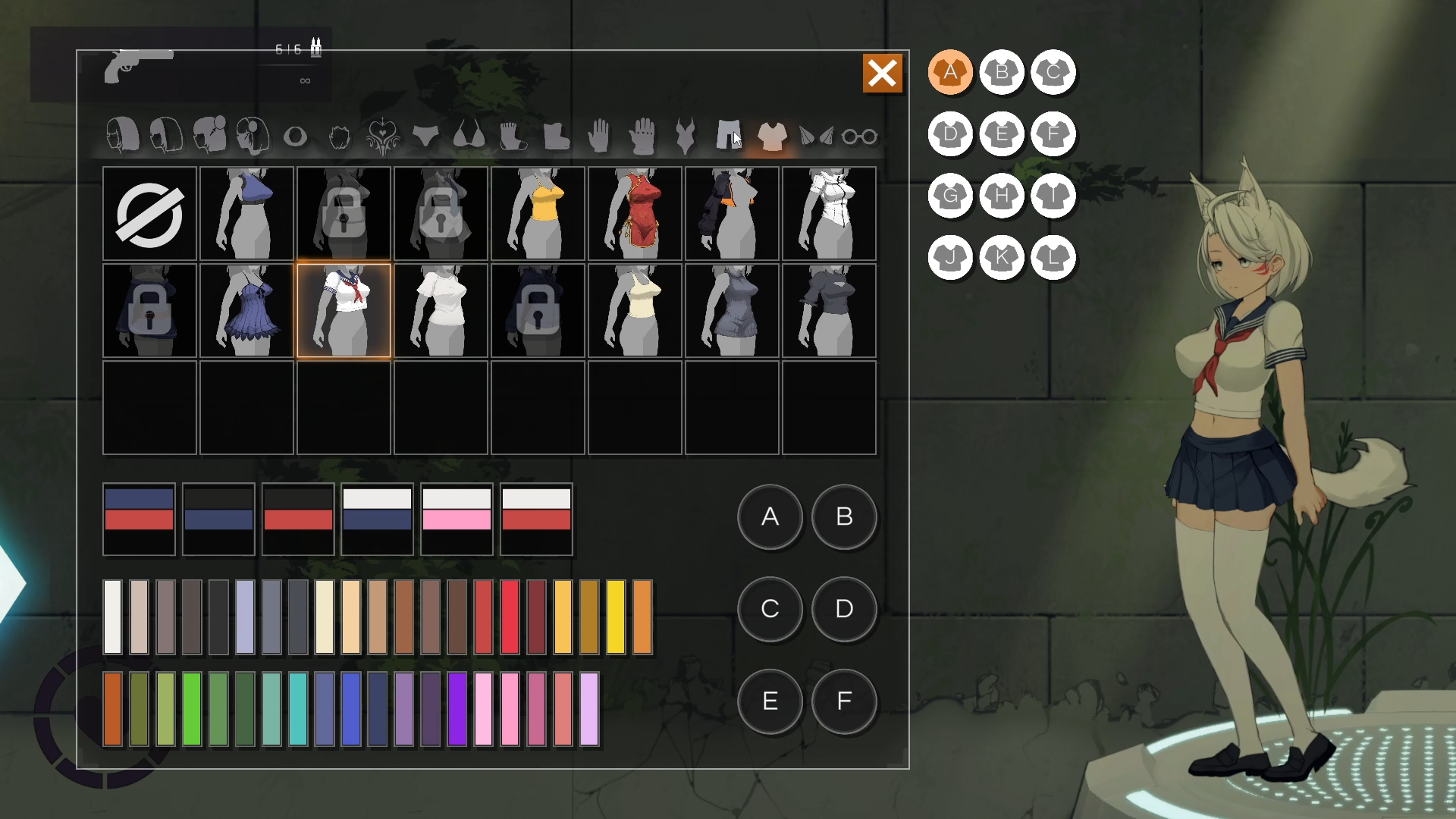 《CelSector》換裝系統才是這遊戲的重點！多種服裝任君挑選