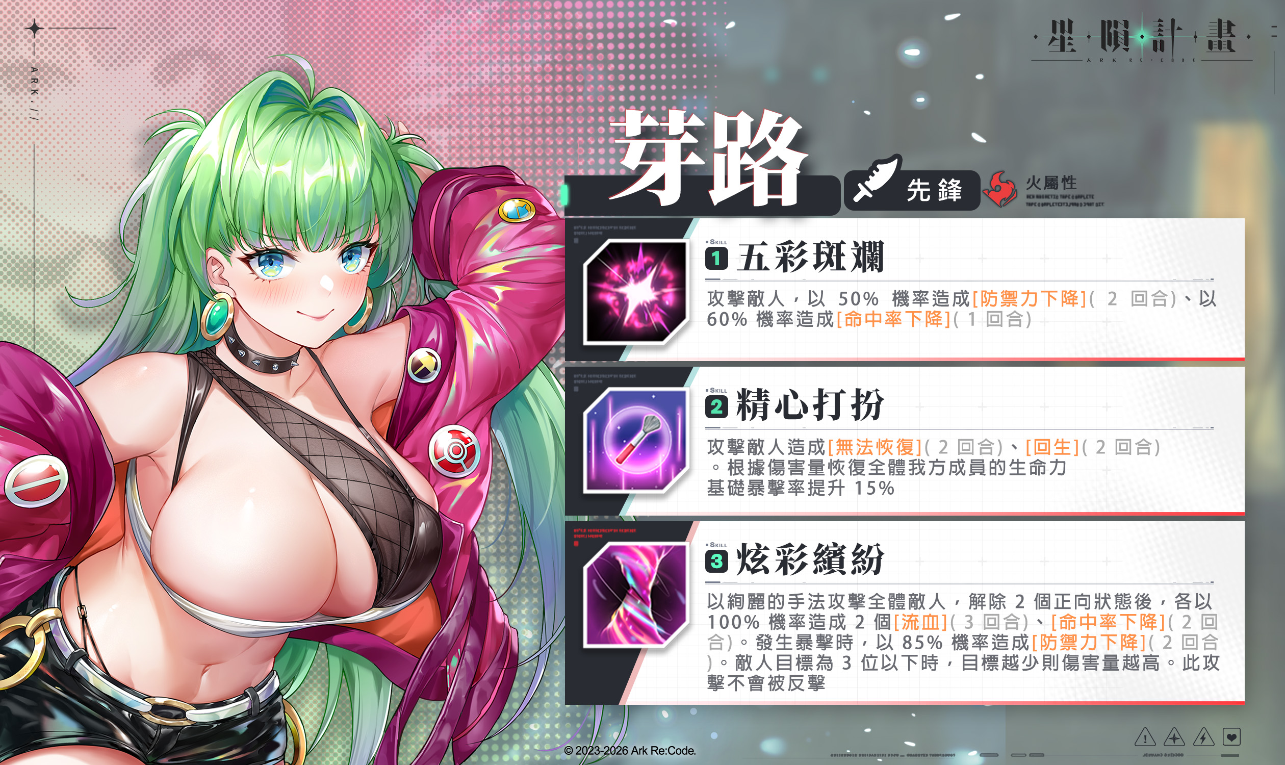 《星隕計畫 Ark Re:Code》全新活動「偷天換日的雙胞風波」全新團員「芽路」正式登場！