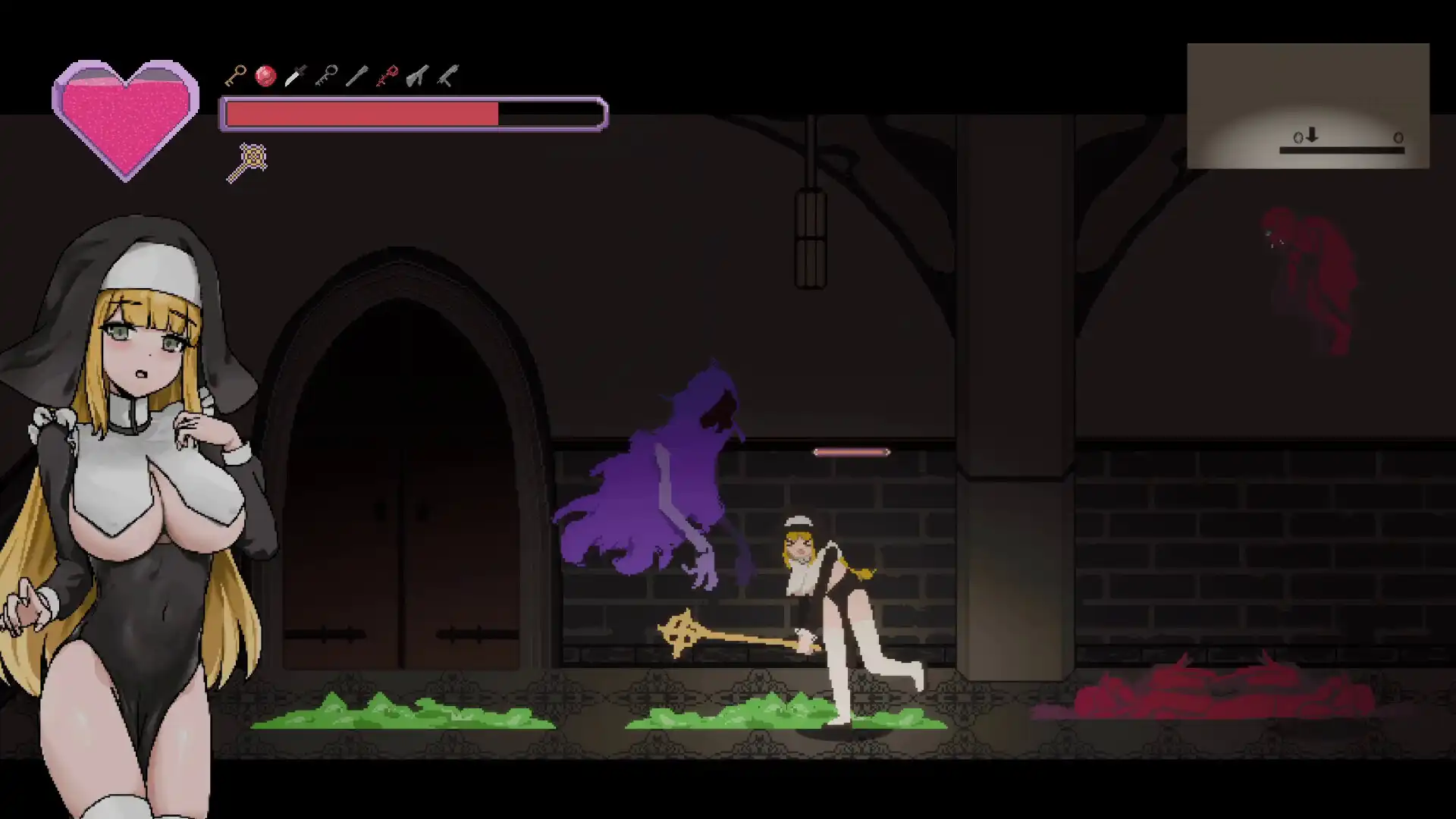 深入魔物村落，陷入貞操危機！《新人修女蕾蒂希雅》Steam 商店公開