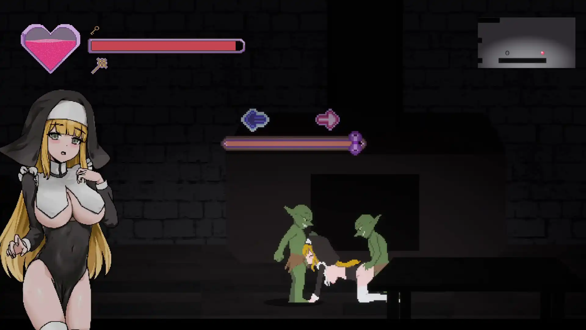 深入魔物村落，陷入貞操危機！《新人修女蕾蒂希雅》Steam 商店公開