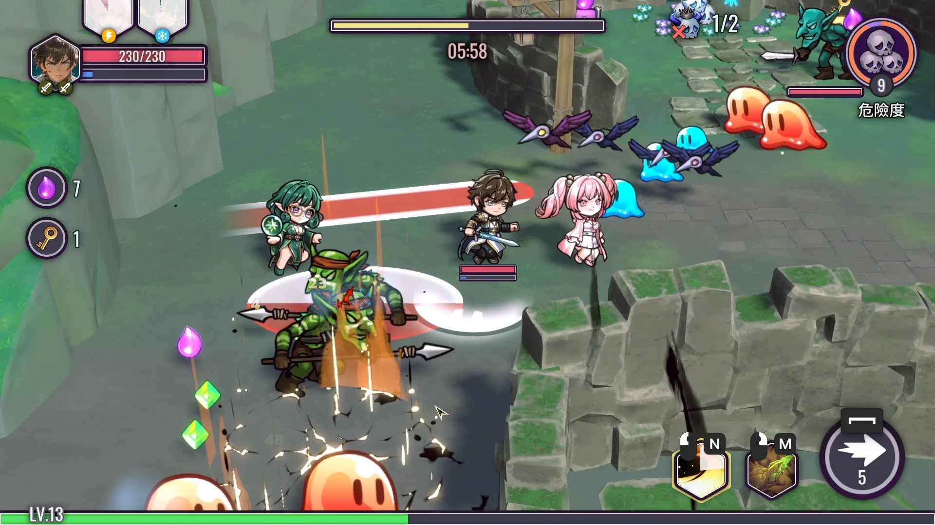 魅魔女王太強大！少女們招架不住，只好找男主角一起...【索莉亞魔爪 逃離魅魔之夜】